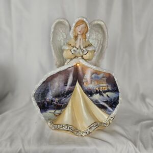 Bradford Exchange Winter Angels  Thomas Kinkade Blessings Christmas 2005